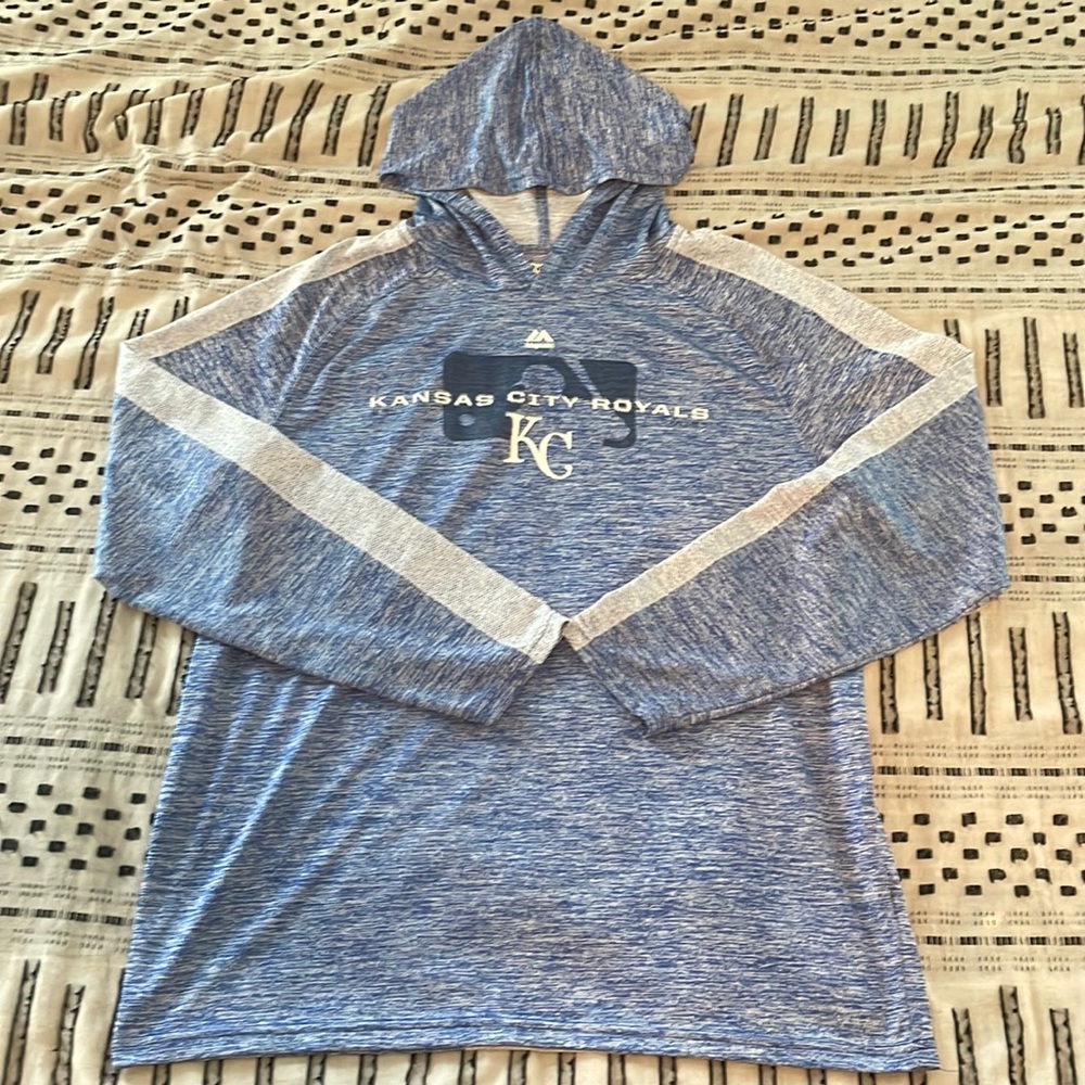 2019 Majestic Team-Issue Kansas City Royals Pullover Mens Large